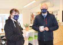 Fornem kunde på besøg